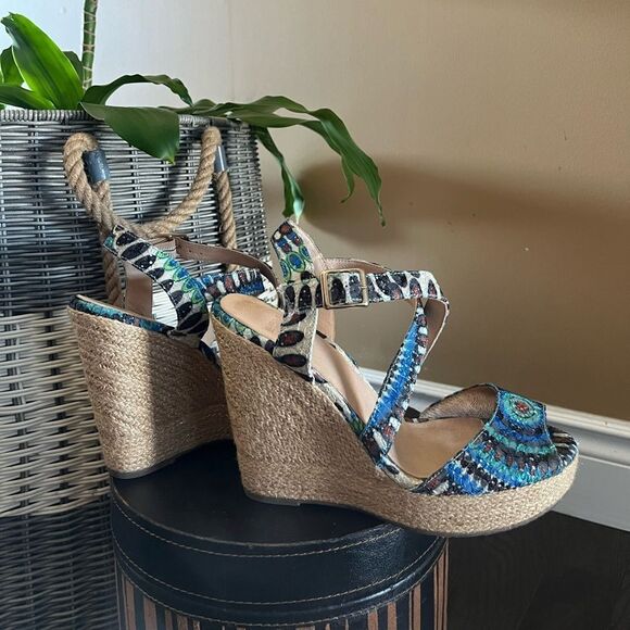 Summer wedges sandals - Picture 7 of 11